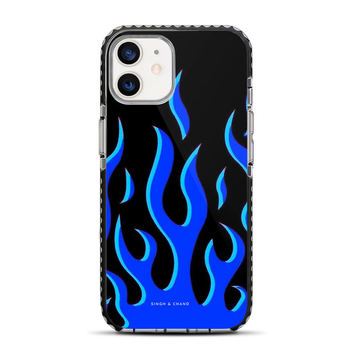 Blue Flame Pinterest iPhone 12 Mini Stride Phone Case
