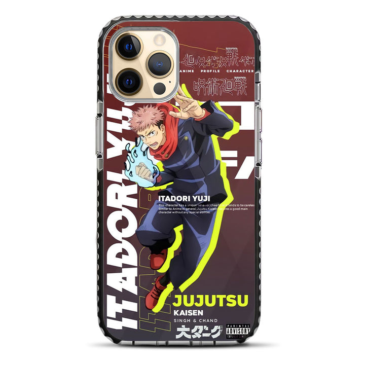 Itadori Yuji Jujutsu Kaisen JJK Anime iPhone 12 Pro Max Stride Phone Case