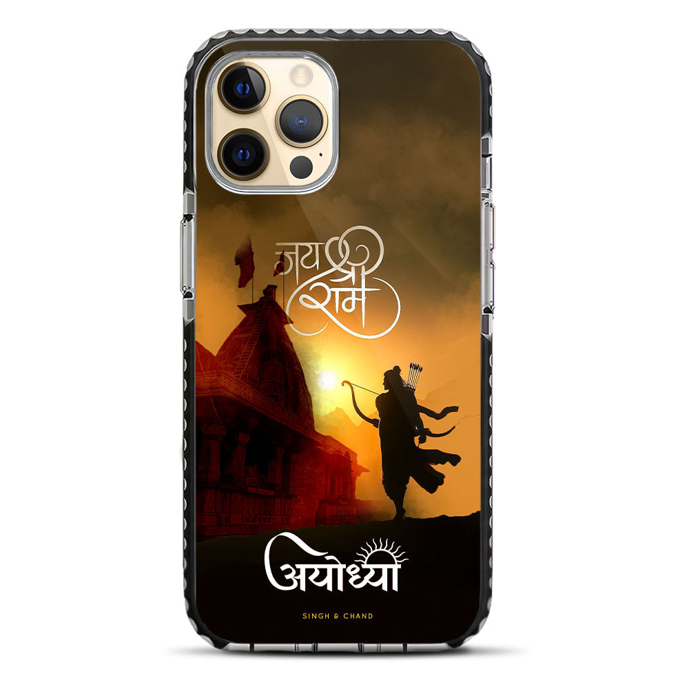 Ayodhya Ram Mandir iPhone 12 Pro Max Stride Phone Case