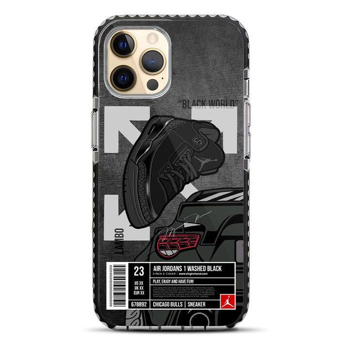 Black World iPhone 12 Pro Max Stride Phone Case