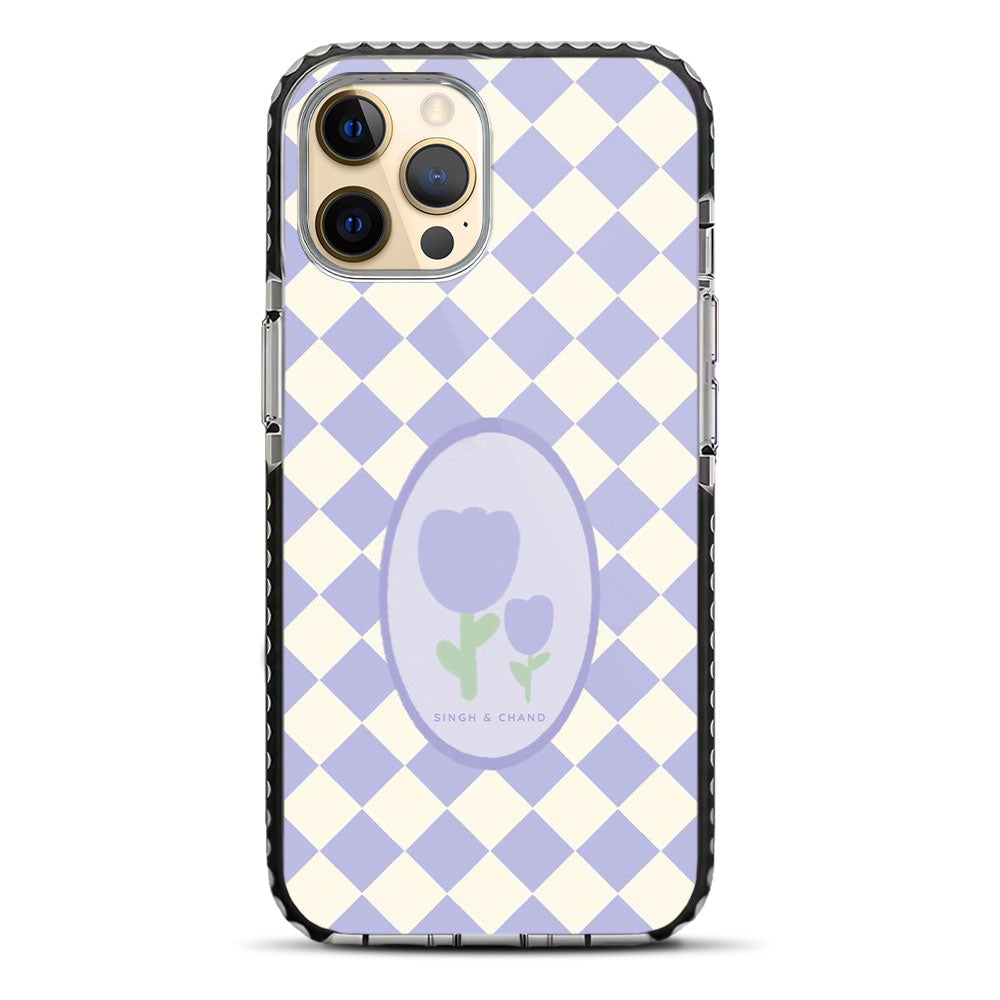Checkered Bloom iPhone 12 Pro Max Stride Phone Case
