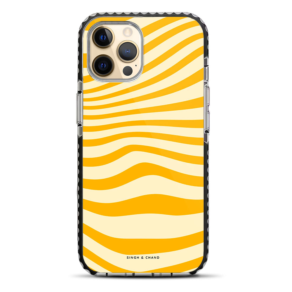 Monochrome Marble iPhone 12 Pro Max Stride Phone Case