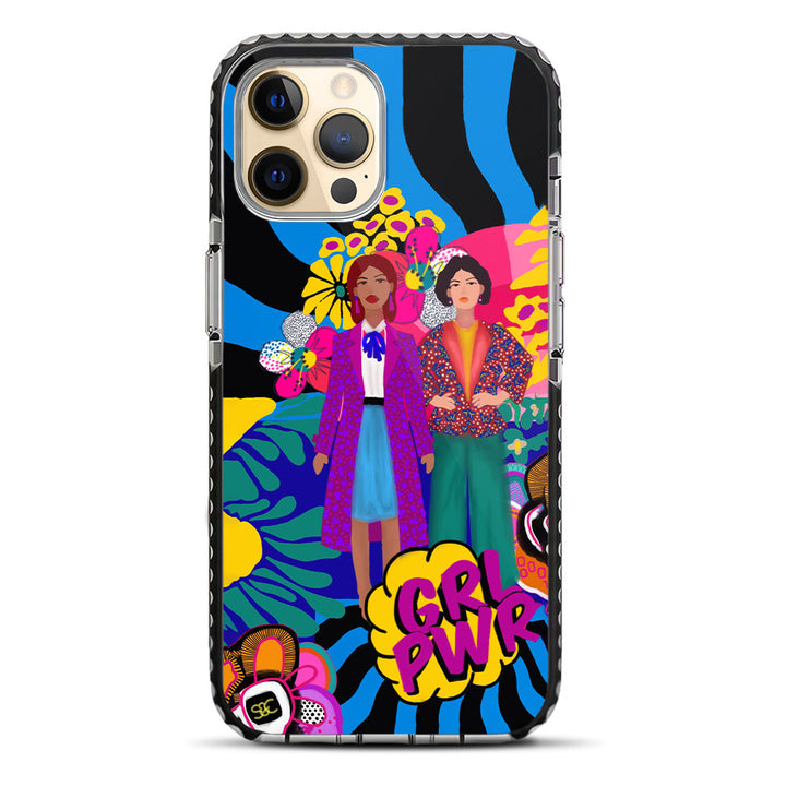 GRL PWR Empowerment Vibe Tribe iPhone 12 Pro Max Stride Phone Case