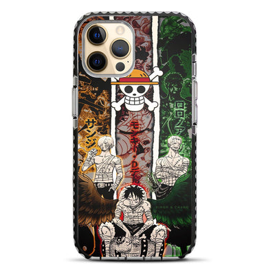 Luffy Sanji Zoro One Piece Anime iPhone 12 Pro Stride Phone Case