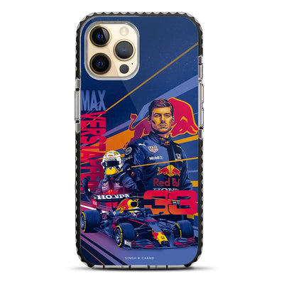 F1 Redbull - Max Verstappen iPhone 12 Pro Stride Phone Case