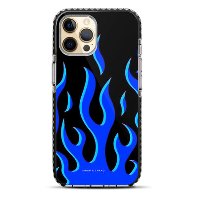 Blue Flame Pinterest iPhone 12 Pro Stride Phone Case