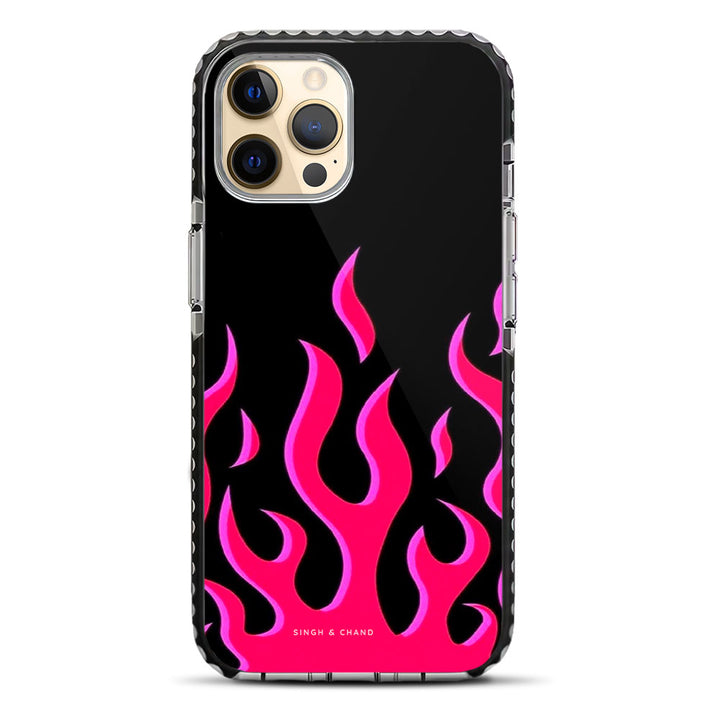 Pink Flame Pinterest Inspired iPhone 12 Pro Stride Phone Case