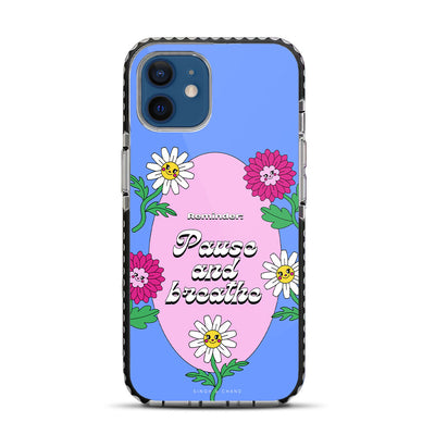 Tranquil Blue iPhone 12 Stride Phone Case