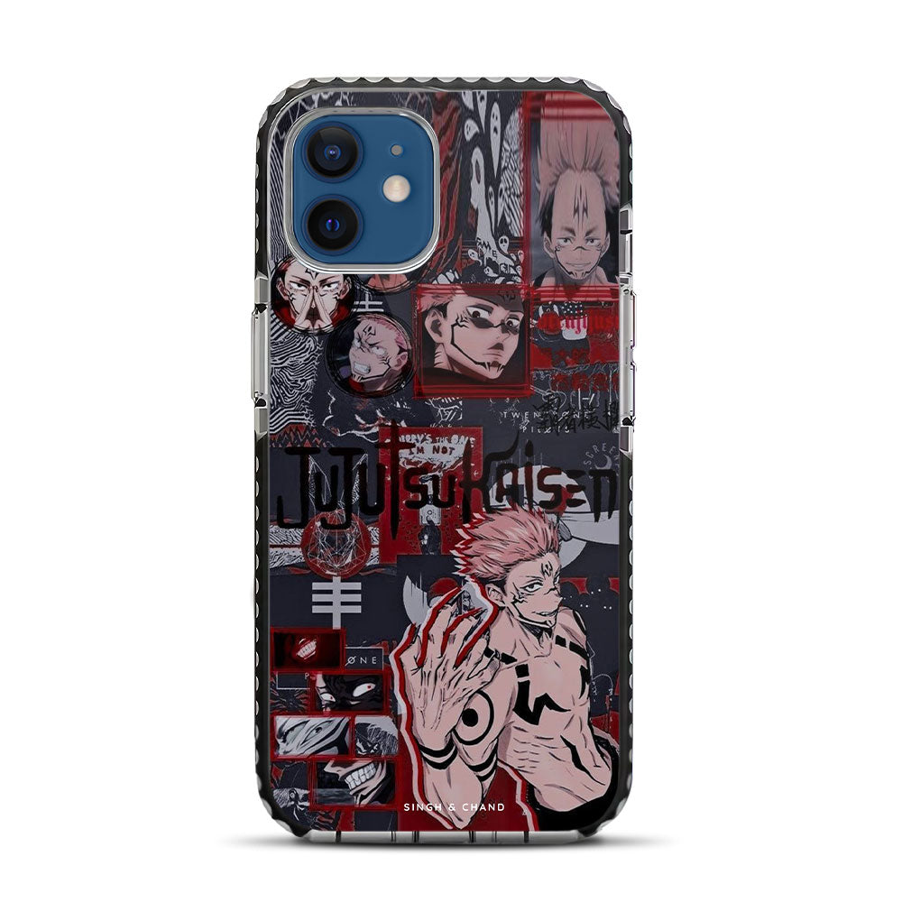 Sukuna 1.0 Jujutsu Kaisen Anime iPhone 12 Stride Phone Case