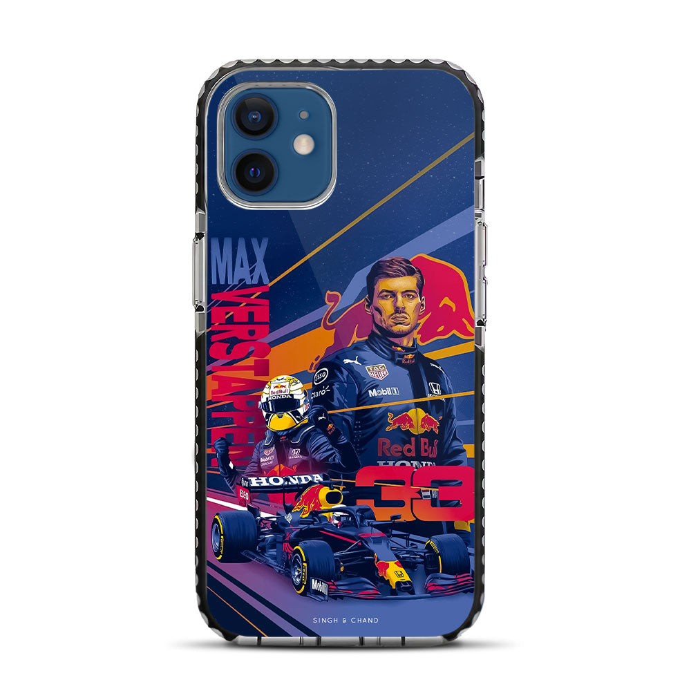F1 Redbull - Max Verstappen iPhone 12 Stride Phone Case