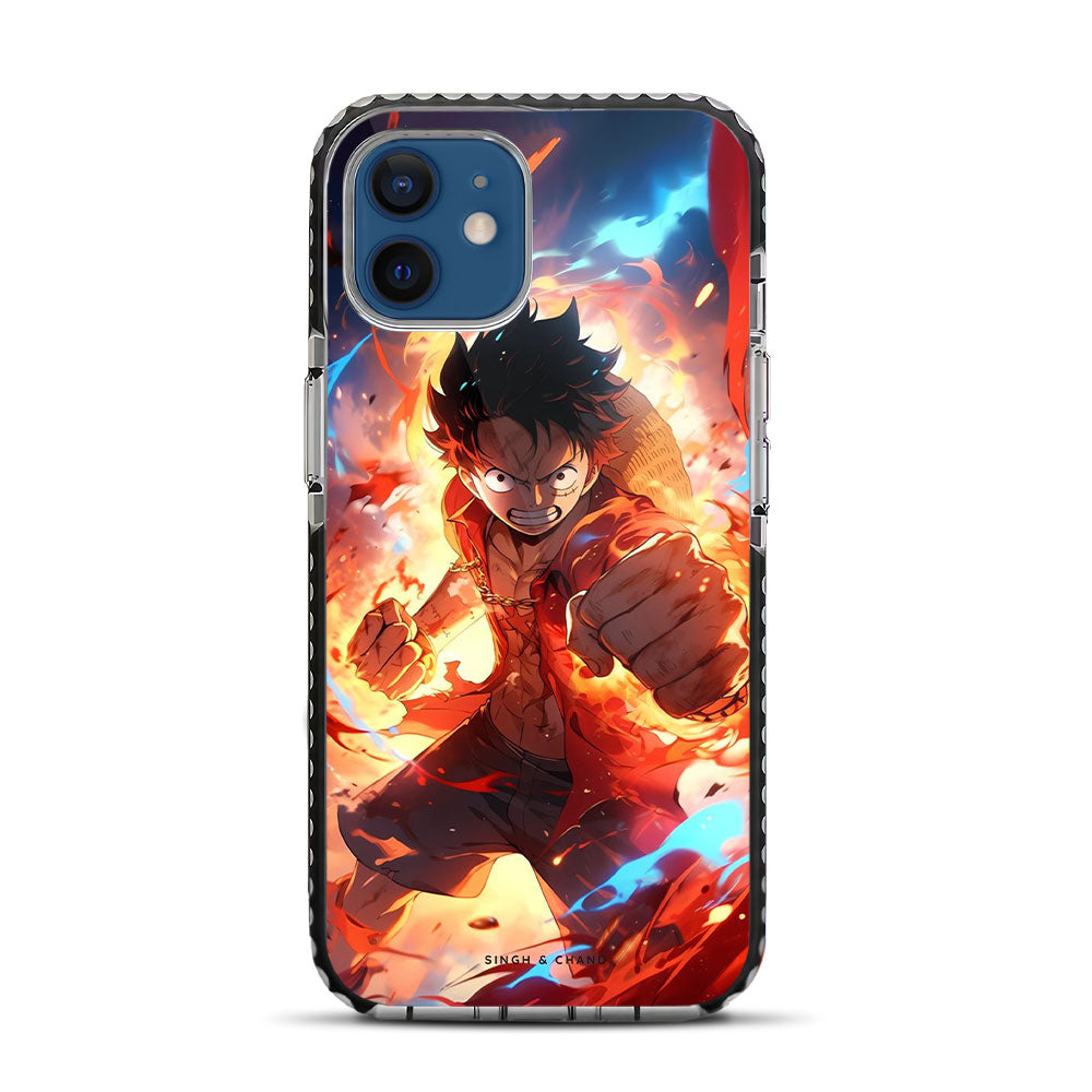 Luffy One Piece Anime iPhone 12 Stride Phone Case