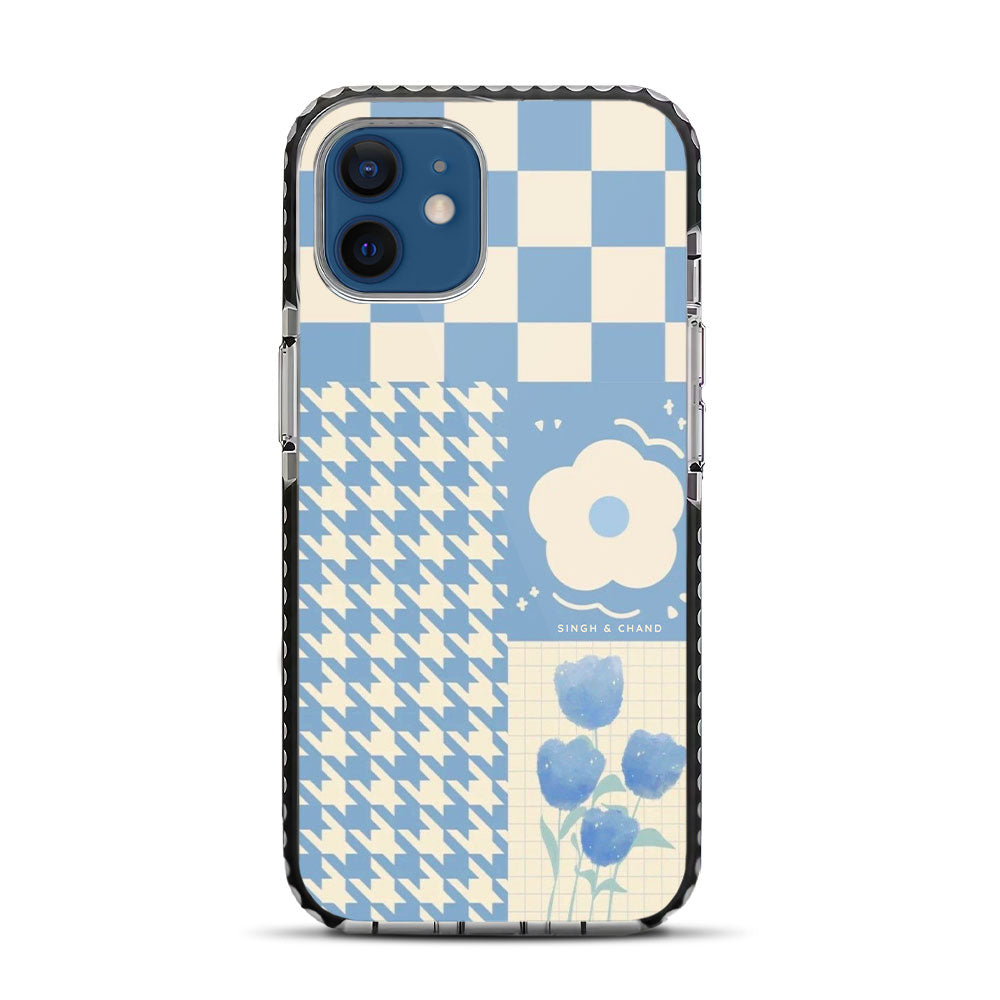 Blue Floral Dream 1.0 iPhone 12 Stride Phone Case