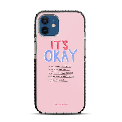 Self-Care Reminder iPhone 12 Stride Phone Case