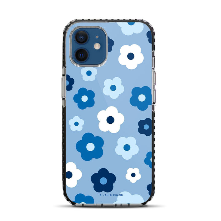Blue Floral Dream 2.0 iPhone 12 Stride Phone Case
