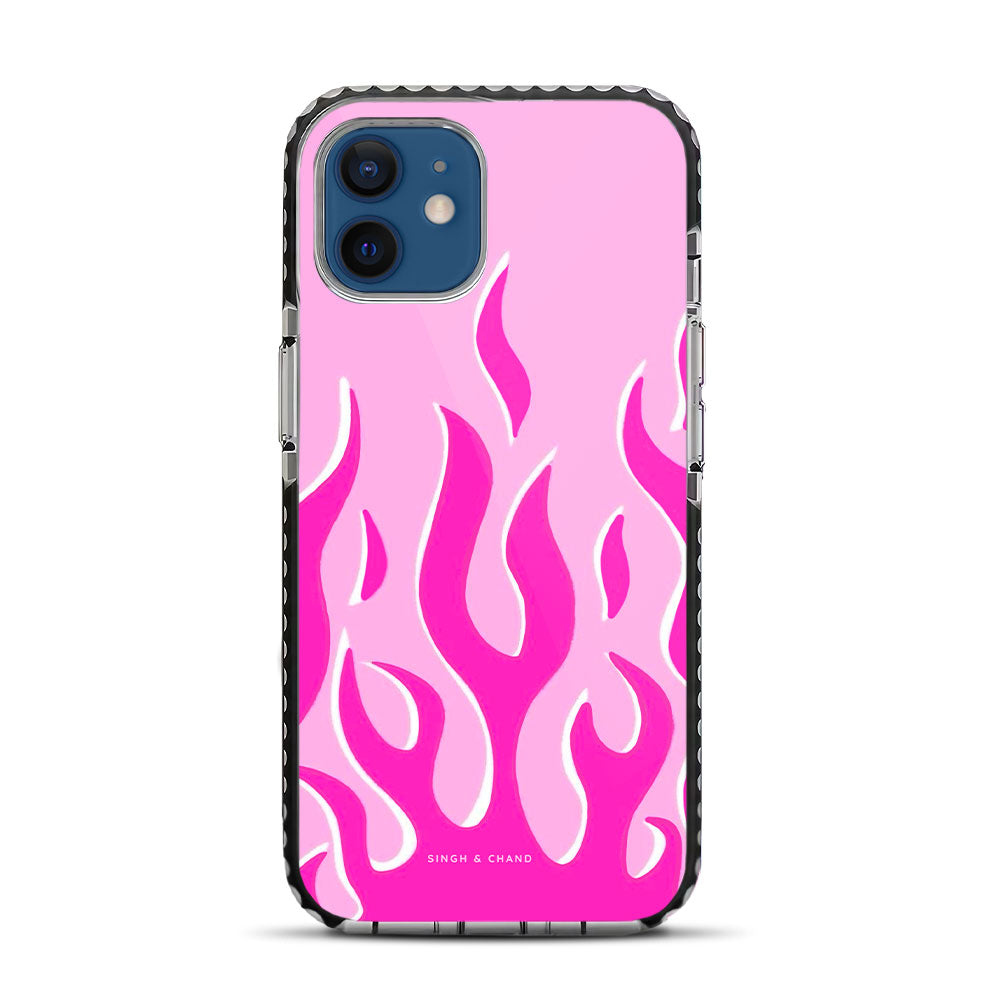 Barbie Theme Flame iPhone 12 Stride Phone Case