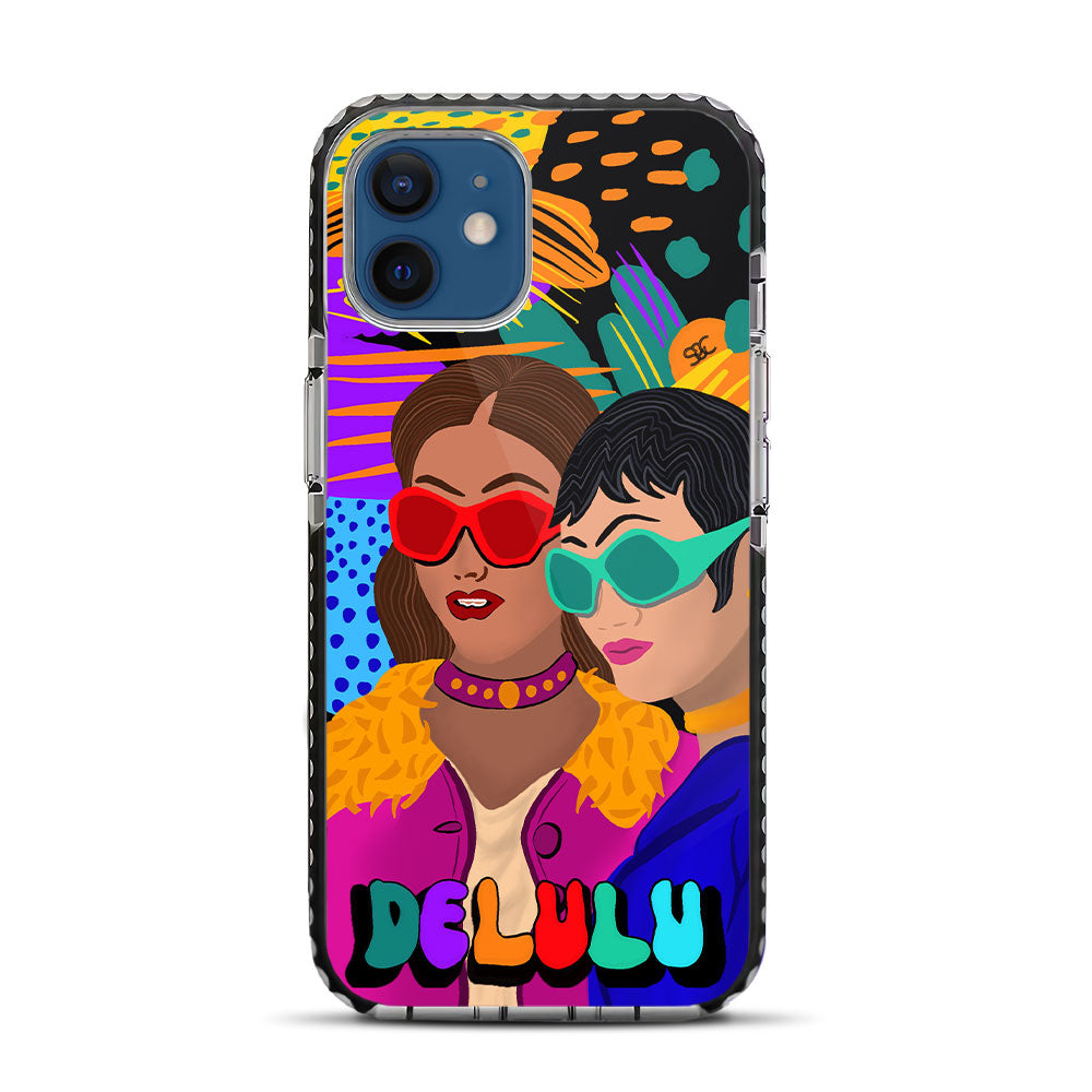 Delulu Vibe Tribe iPhone 12 Stride Phone Case