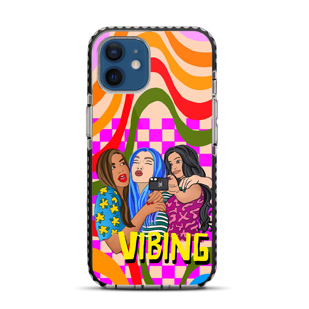 Vibing Vibe Tribe iPhone 12 Stride Phone Case