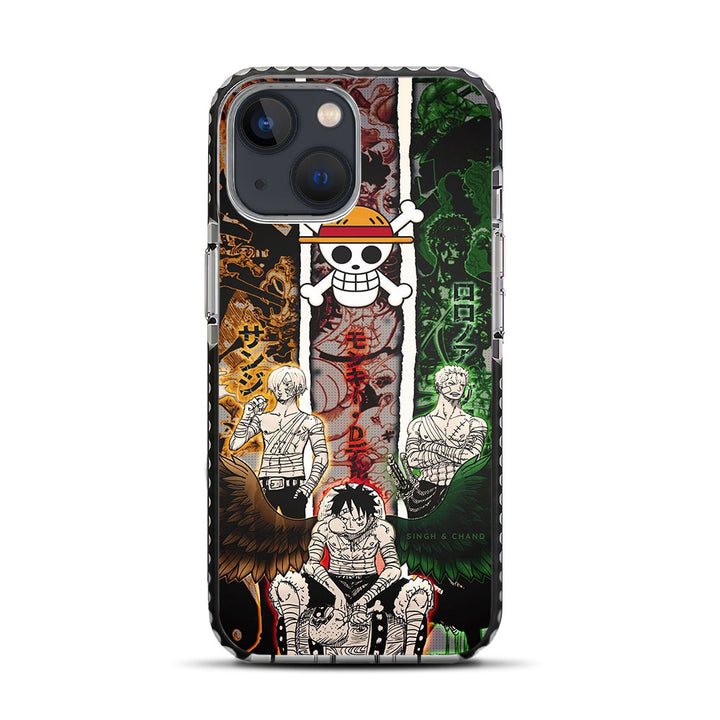 Luffy Sanji Zoro One Piece Anime iPhone 13 Mini Stride Phone Case