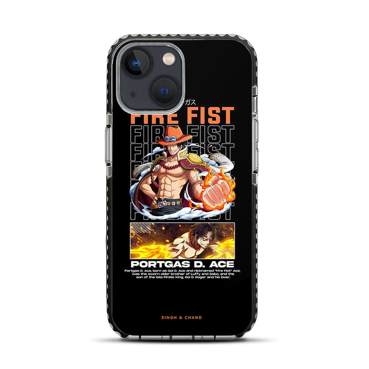 Ace Fire Fist One Piece Anime iPhone 13 Mini Stride Phone Case
