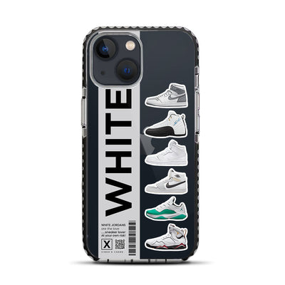 White Jordans iPhone 13 Mini Stride Phone Case