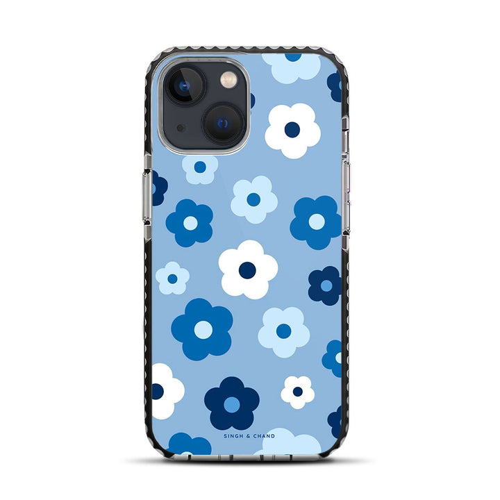 Blue Floral Dream 2.0 iPhone 13 Mini Stride Phone Case