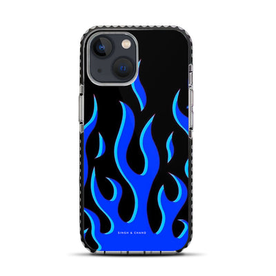 Blue Flame Pinterest iPhone 13 Mini Stride Phone Case