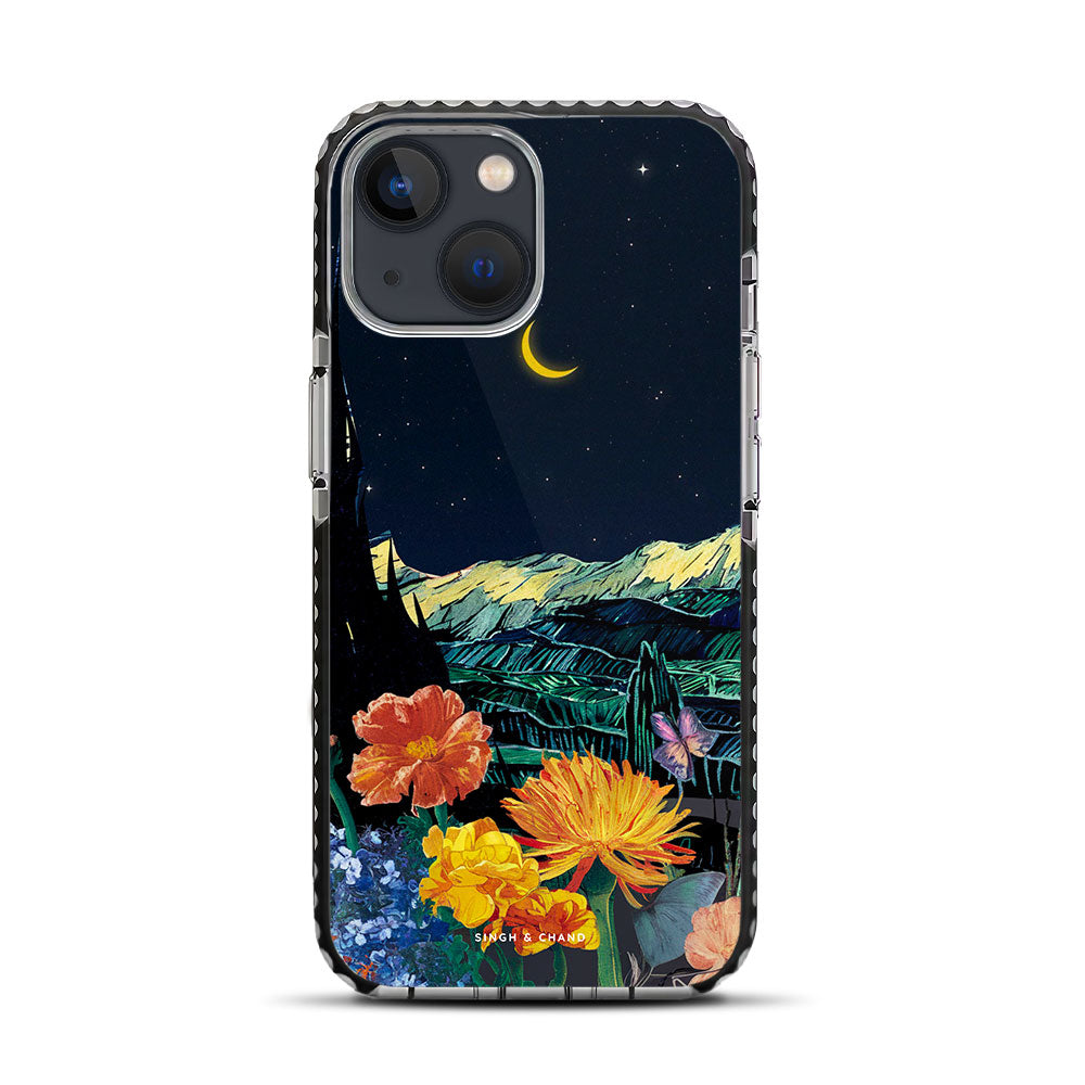 Crescent moon iPhone 13 Mini Stride Phone Case