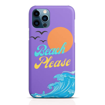 BEACH PLEASE Matt Phone Case
