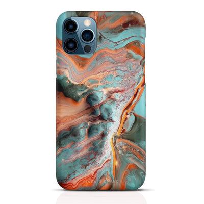 FLUID ART - BLUE Matt Phone Case