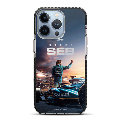 F1 Aston Martin - Sebastian Vettel iPhone 13 Pro Max Stride Phone Case