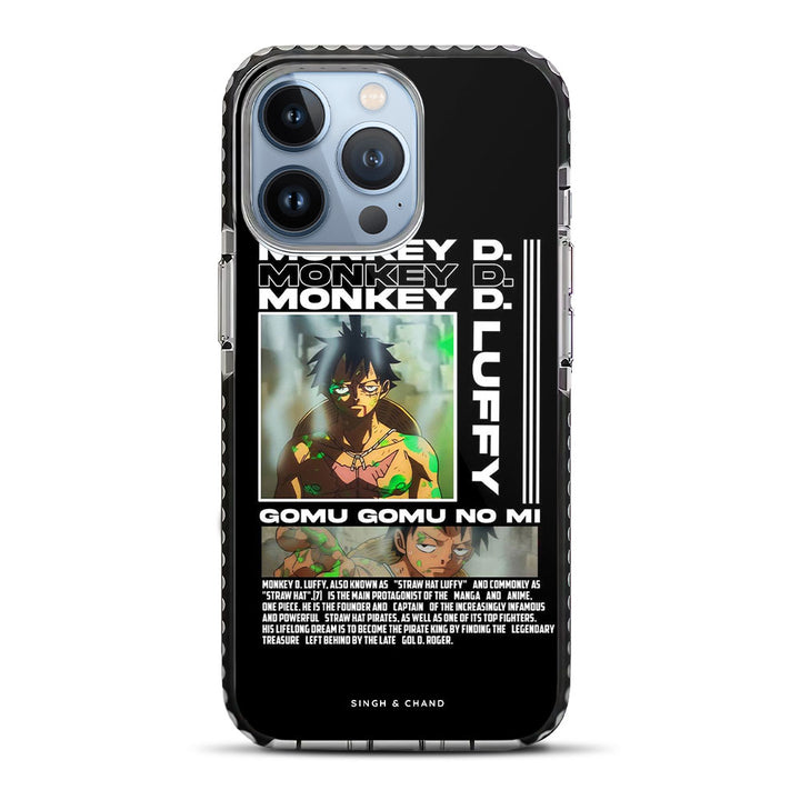 Luffy Impel Down Poison One Piece Anime iPhone 13 Pro Max Stride Phone Case
