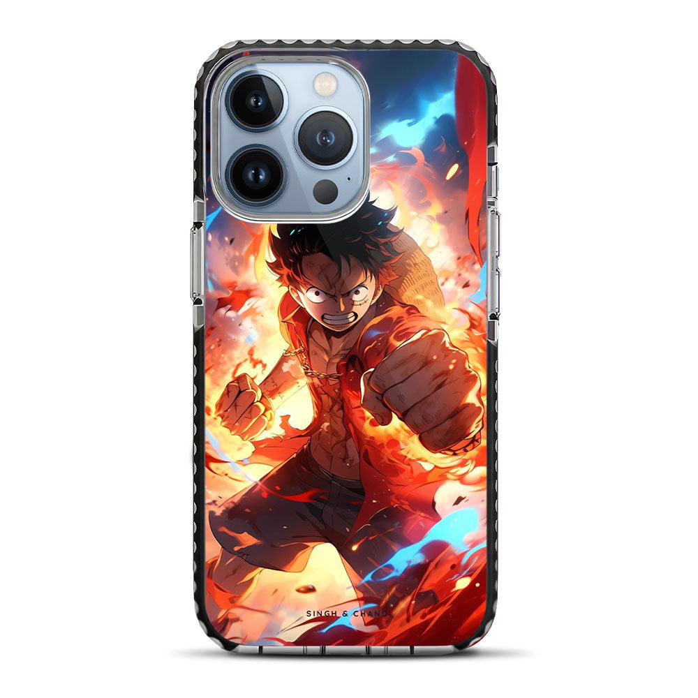 Luffy One Piece Anime iPhone 13 Pro Max Stride Phone Case