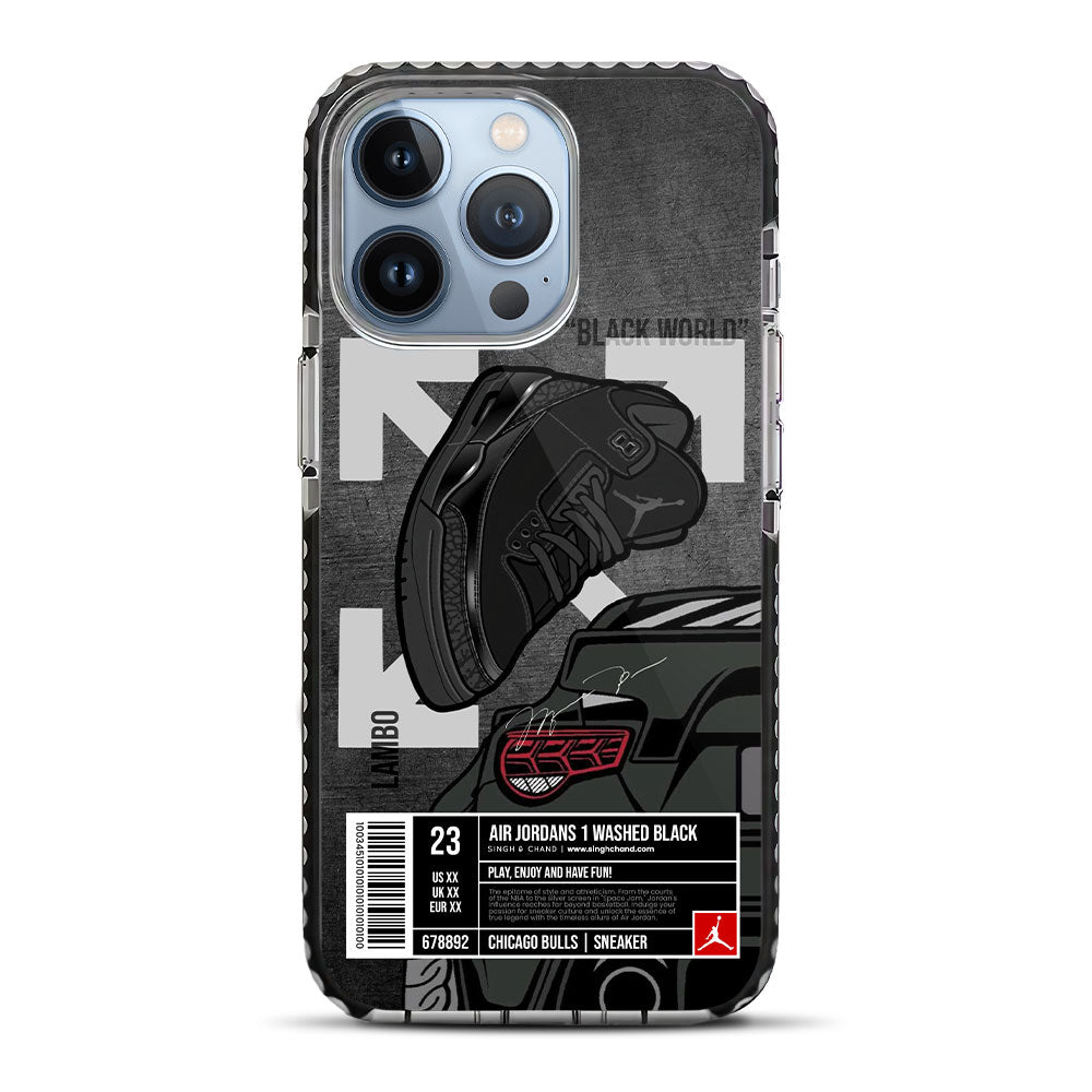 Black World iPhone 13 Pro Max Stride Phone Case