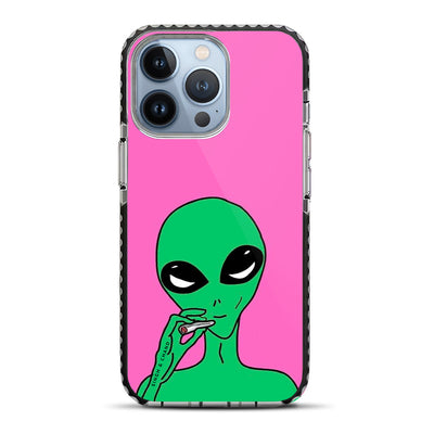 Funky Alien iPhone 13 Pro Max Stride Phone Case