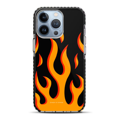 Yellow Flame Pinterest iPhone 13 Pro Max Stride Phone Case