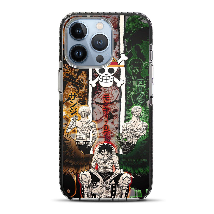 Luffy Sanji Zoro One Piece Anime iPhone 13 Pro Stride Phone Case