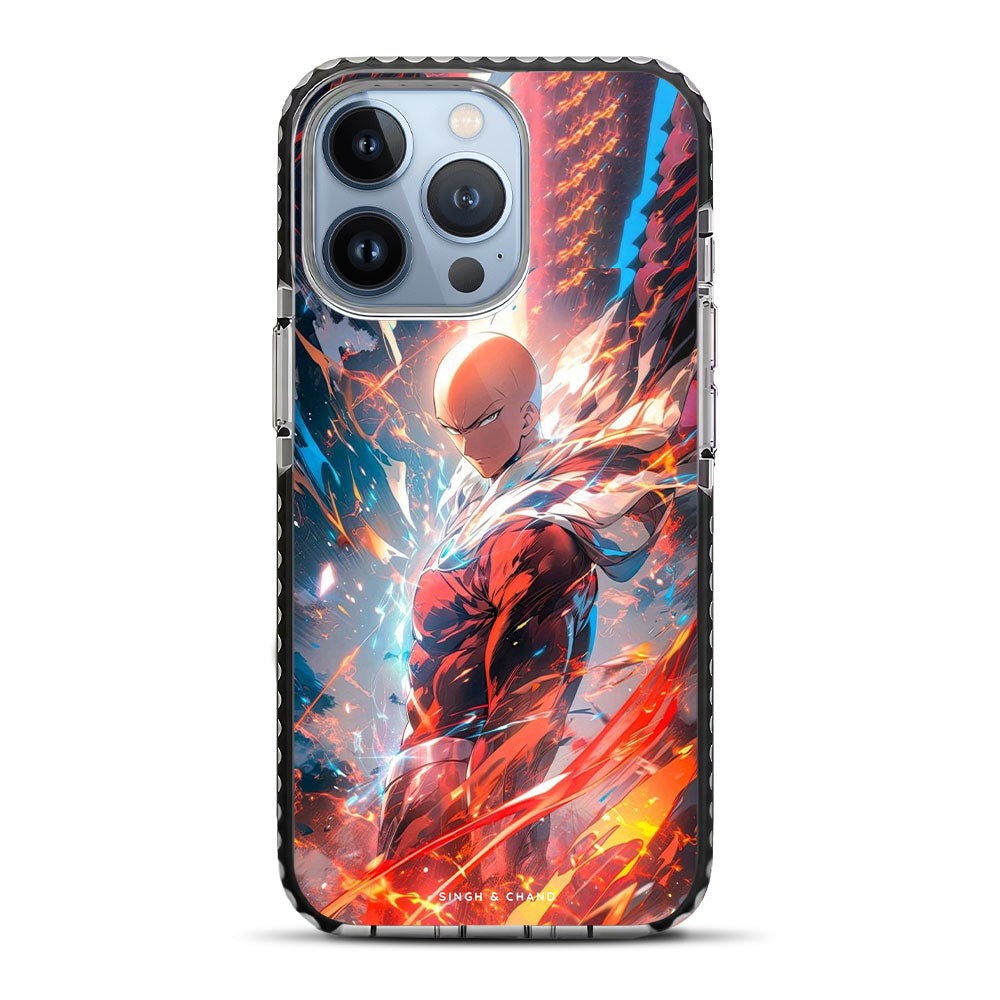 Saitama One Punch Man Anime iPhone 13 Pro Stride Phone Case