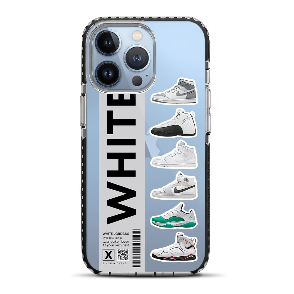 White Jordans iPhone 13 Pro Stride Phone Case