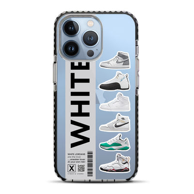 White Jordans iPhone 13 Pro Stride Phone Case