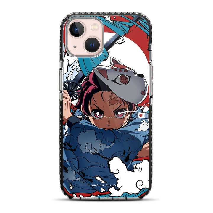 Tanjiro Water Breathing 1.0 Demon Slayer Anime iPhone 13 Stride Phone Case