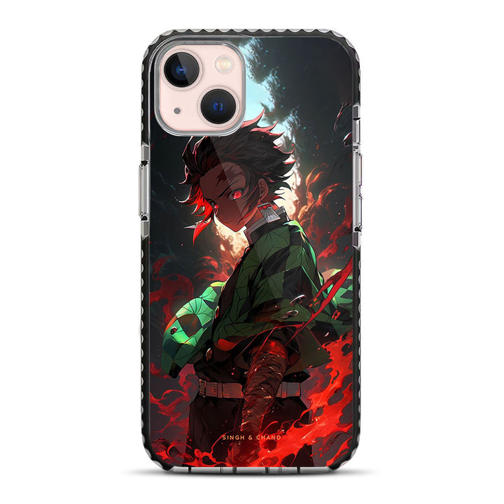 Tanjiro Demon Slayer Anime iPhone 13 Stride Phone Case