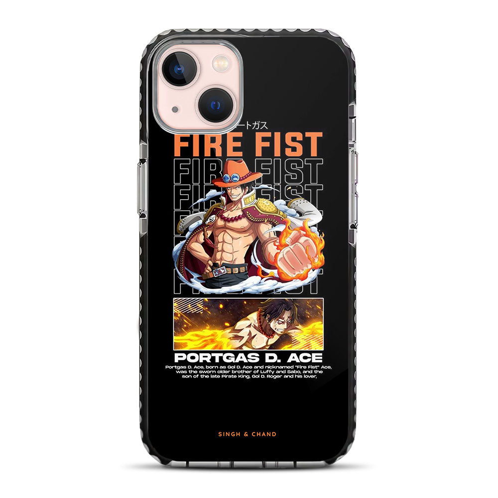 Ace Fire Fist One Piece Anime iPhone 13 Stride Phone Case