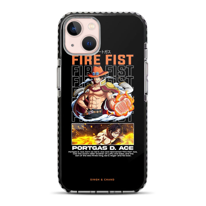 Ace Fire Fist One Piece Anime iPhone 13 Stride Phone Case