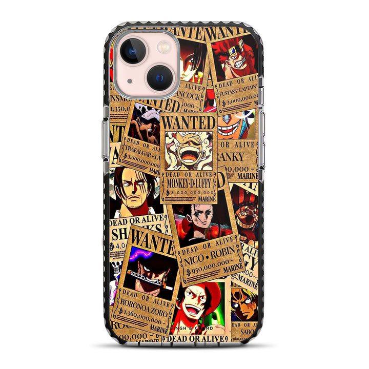 Wanted Posters One Piece Anime iPhone 13 Stride Phone Case