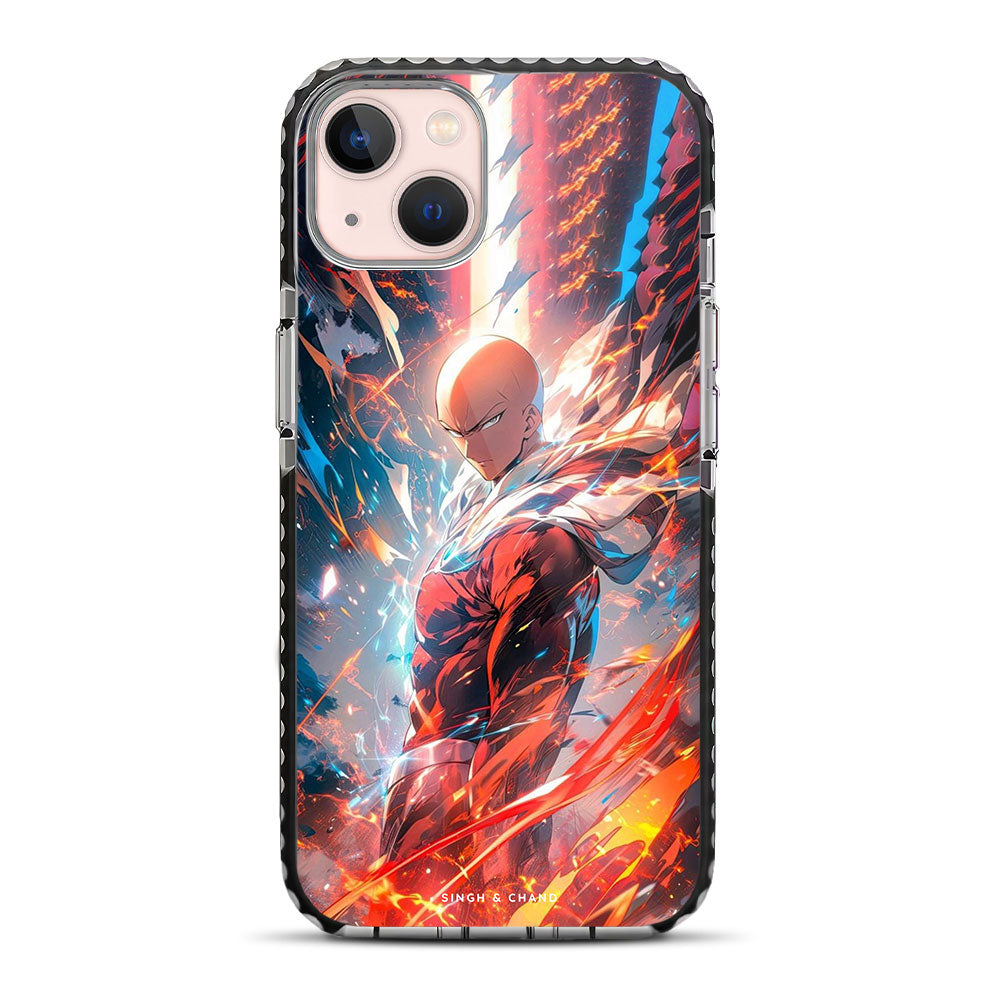 Saitama One Punch Man Anime iPhone 13 Stride Phone Case