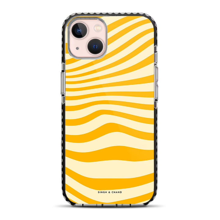 Monochrome Marble iPhone 13 Stride Phone Case