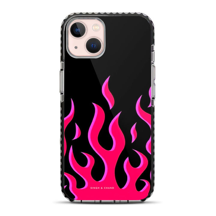 Pink Flame Pinterest Inspired iPhone 13 Stride Phone Case