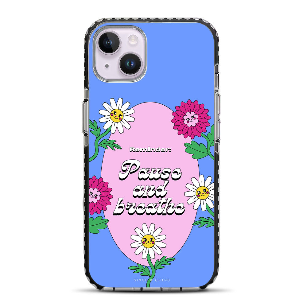 Tranquil Blue iPhone 14 Plus Stride Phone Case
