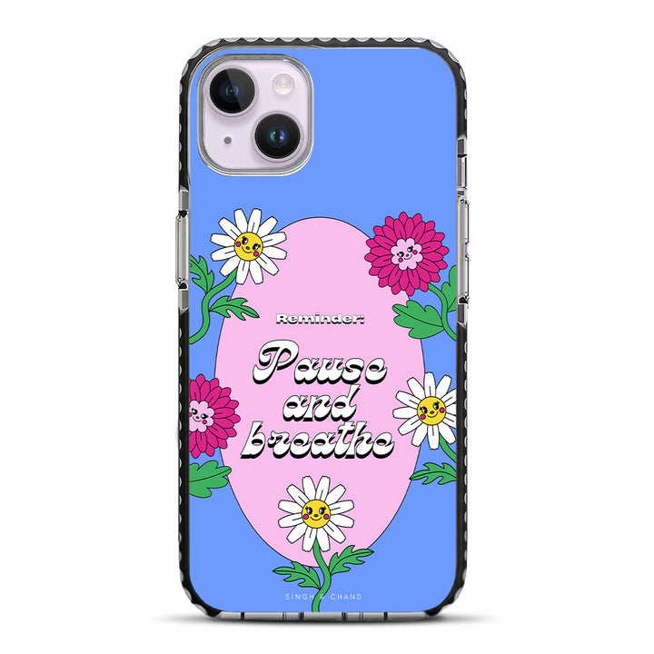 Tranquil Blue iPhone 14 Plus Stride Phone Case