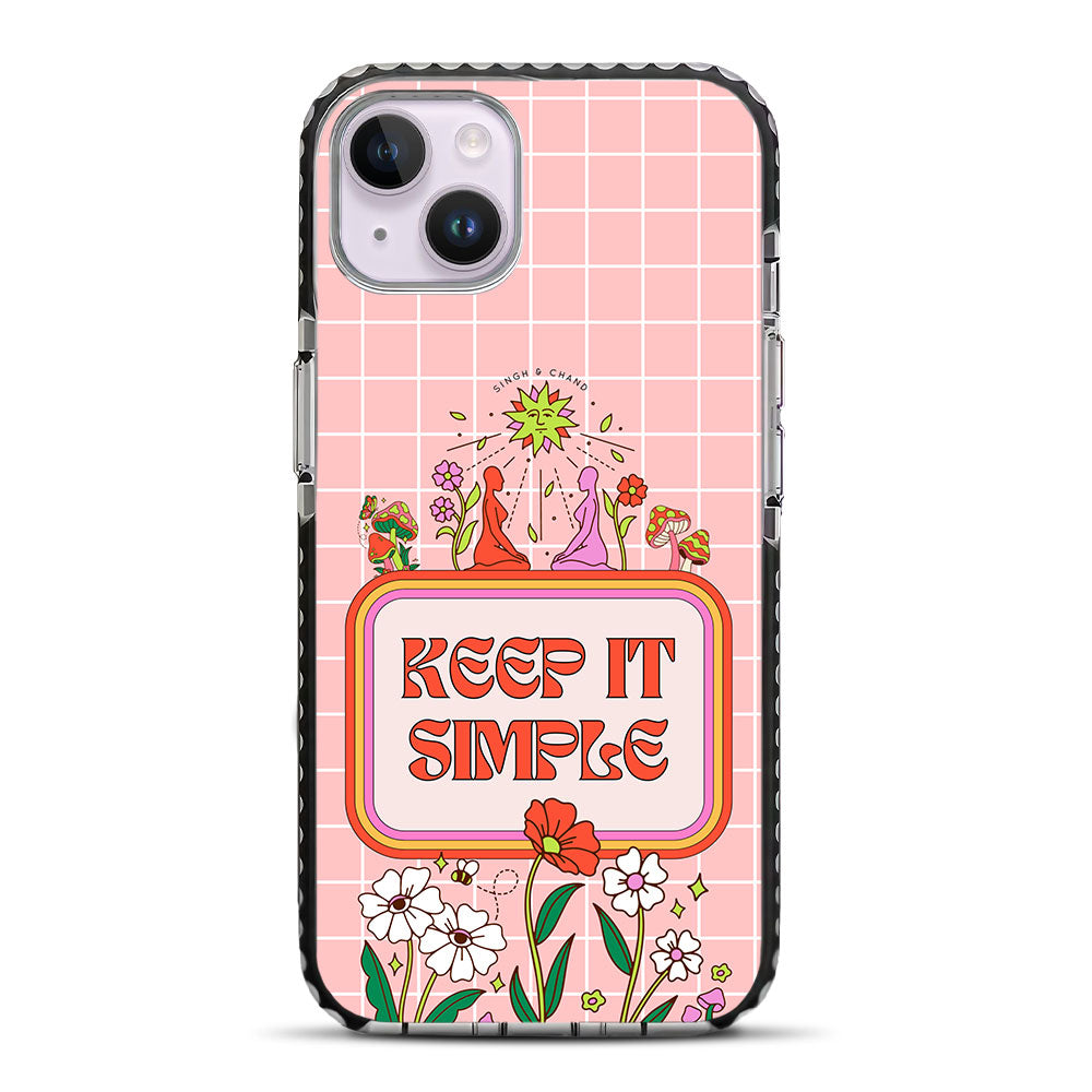 Chic Peach iPhone 14 Plus Stride Phone Case